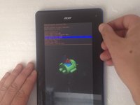 Acer Iconia Tab B1 Factory Hard Reset/Password Removal