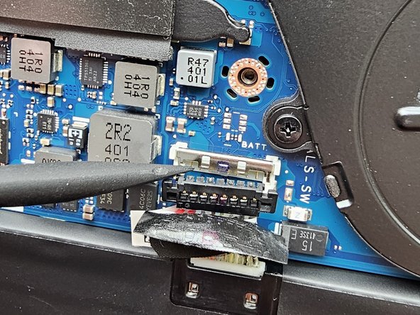 Asus ROG Zephyrus G14 (2024) m.2 SSD Drive Replacement, Unhook the Battery Wire: crwdns2935265:05crwdnd2935265:03crwdnd2935265:03crwdne2935265:0