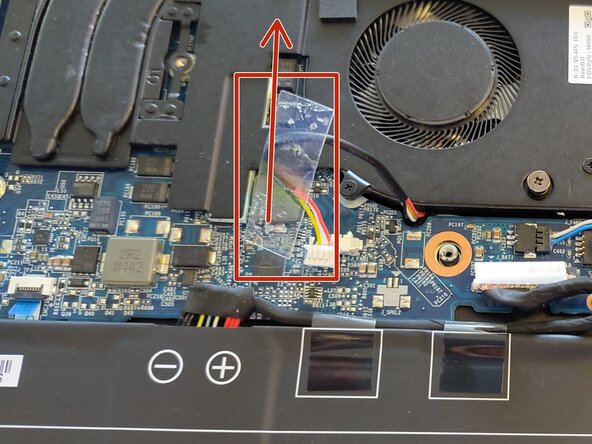 Display separation for V540TU, Heat Sink 2: step 5, image 1 of 3