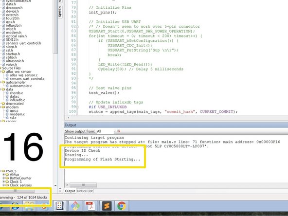 Autosampler Open-Storm Board Reprogramming (For Old & New Versions), Programming the motherboard.: step 6, image 1 of 3