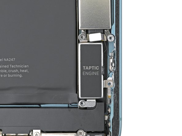 iPhone 16 Plus Loudspeaker Replacement, Install the Taptic Engine: crwdns2935265:031crwdnd2935265:03crwdnd2935265:03crwdne2935265:0