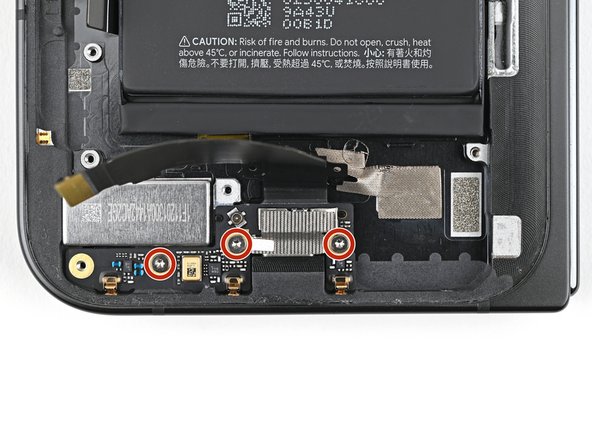 Google Pixel 9 Pro Fold USB-C Port Board Replacement