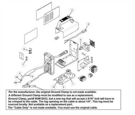 Schematisch diagram voor Welder