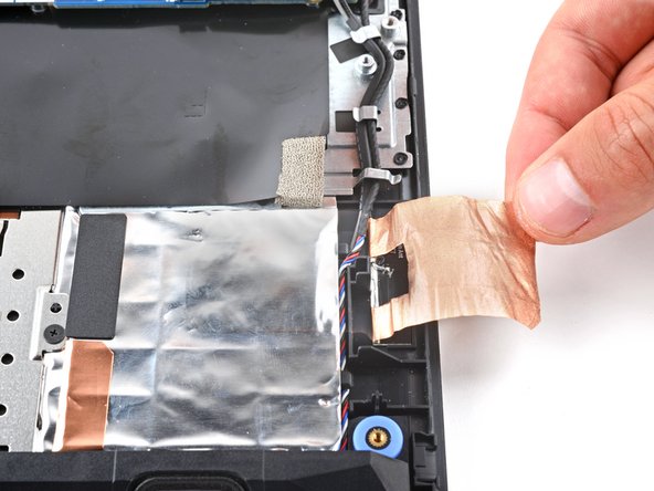 Lenovo Legion Y7000P Speakers Replacement, Reposition the copper tape: crwdns2935265:016crwdnd2935265:03crwdnd2935265:03crwdne2935265:0