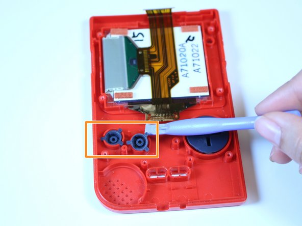 Game Boy Pocket Front Housing Replacement, Remove the buttons: stap 0, afbeelding 2 van 3
