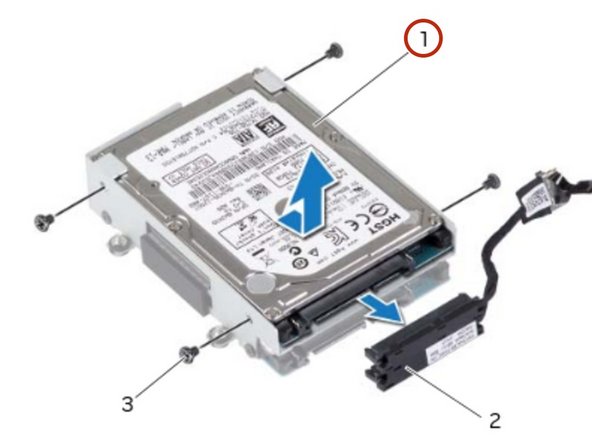 Dell Alienware 18 Hard Drive Replacement, Disconnecting the Interposer: crwdns2935265:04crwdnd2935265:02crwdnd2935265:02crwdne2935265:0
