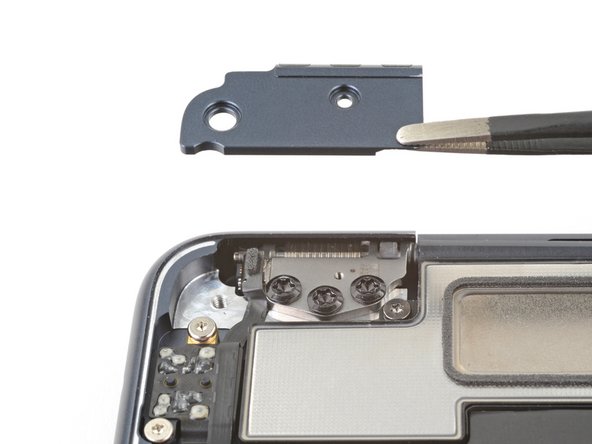 Macbook Air M2 2022 Touch ID Sensor Replacement, Remove the left hinge cover: crwdns2935265:030crwdnd2935265:03crwdnd2935265:03crwdne2935265:0