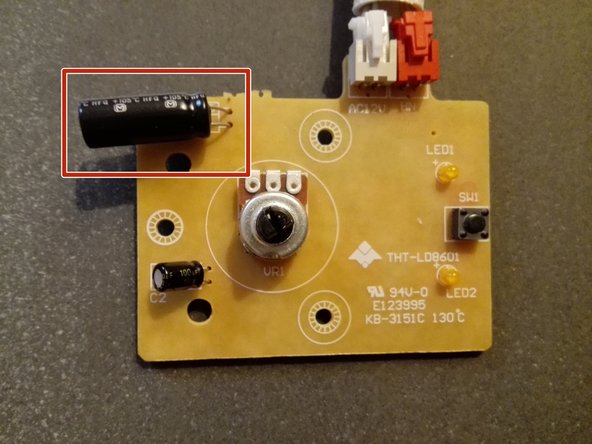 HAY Sowden Toaster – won't turn off, Replace the capacitor: crwdns2935265:03crwdnd2935265:02crwdnd2935265:03crwdne2935265:0