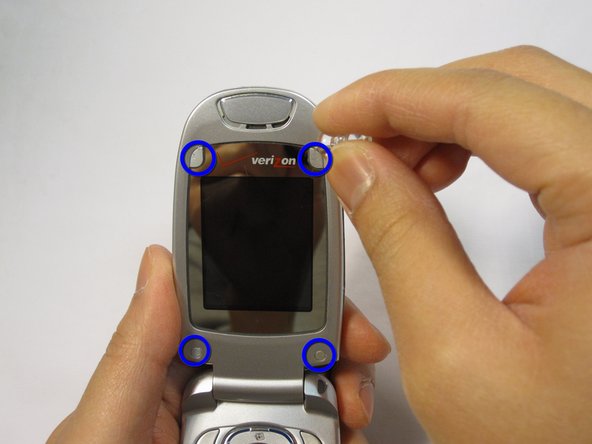 Remplacement de l'écran LCD du LG VX5200, Façade avant.: étape 4, image 1 de 3