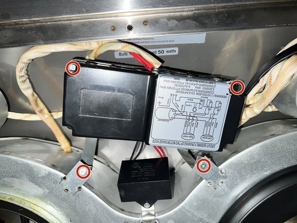 Cyclone Range Hood (Model CY3000R) Circuit Board Replacement: crwdns2935265:04crwdnd2935265:01crwdnd2935265:03crwdne2935265:0