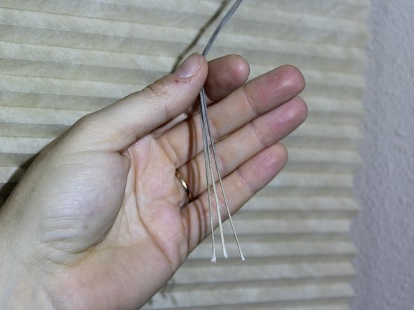 This is a common method for rehanging cellular shades but not all shades are hung the same way. Use the appropriate method for your shade.