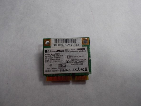 Asus A52F Wifi Card Replacement: crwdns2935265:06crwdnd2935265:03crwdnd2935265:03crwdne2935265:0