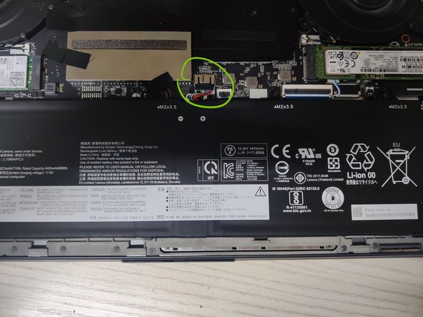 Lenovo Legion Slim 7 2021 Battery Replacement, Install new battery: crwdns2935265:06crwdnd2935265:02crwdnd2935265:03crwdne2935265:0