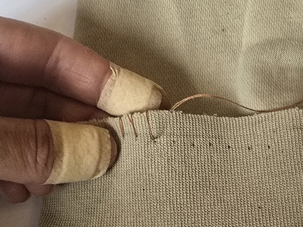 Repair a Frayed Sweatshirt Cuff by Hand Sewing: step 6, image 3 of 3