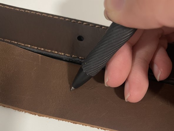 Leather Belt Strap Replacement: step 10, image 2 of 3