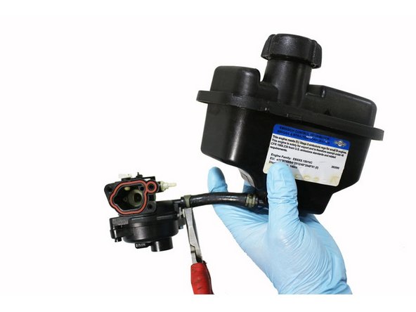 Changer le carburateur de la tondeuse 460BSP500E-3, Remplacement du carburateur: stap 0, afbeelding 3 van 3