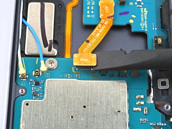 Samsung Galaxy Tab S7 Plus Loudspeaker Assembly Replacement, Disconnect the interconnect cable: crwdns2935265:035crwdnd2935265:02crwdnd2935265:02crwdne2935265:0