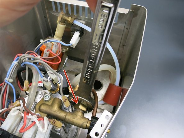 Gaggia Classic Steam Valve replacement, Remove Attachments From Steam Valve: step 4, image 2 of 3