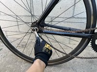 Loose bicycle chain clearance