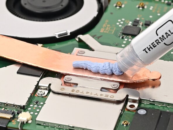 Nintendo Switch 2 Microphone Replacement, Apply thermal putty: crwdns2935265:041crwdnd2935265:02crwdnd2935265:03crwdne2935265:0