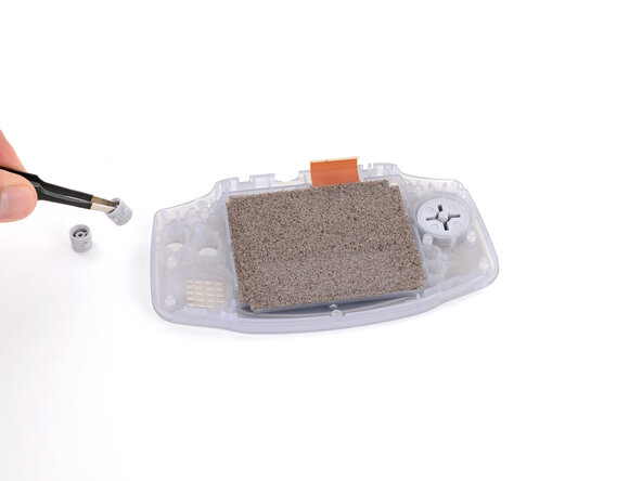 How to Reshell Your Game Boy Advance, Remove the buttons: crwdns2935265:014crwdnd2935265:02crwdnd2935265:03crwdne2935265:0