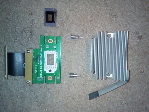 Smart UF75 DMD chip Replacement, Remove the DMD module: crwdns2935265:010crwdnd2935265:03crwdnd2935265:03crwdne2935265:0