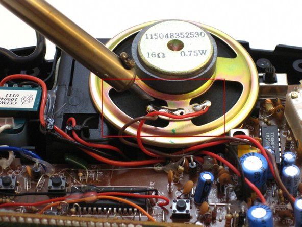 GE 7-4836B Alarm Clock AM-FM Radio Speaker Replacement, New Speaker: crwdns2935265:08crwdnd2935265:02crwdnd2935265:03crwdne2935265:0