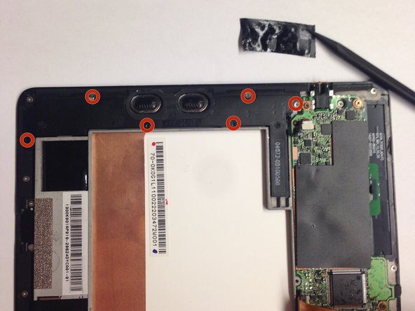 Asus TF300T Tablet Speaker Replacement, Speaker Removal: crwdns2935265:04crwdnd2935265:02crwdnd2935265:03crwdne2935265:0