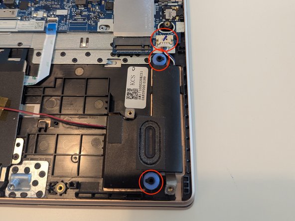 Lenovo IdeaPad 530S-14IKB Keyboard / touchpad assembly Replacement, Remove speakers: crwdns2935265:03crwdnd2935265:02crwdnd2935265:02crwdne2935265:0