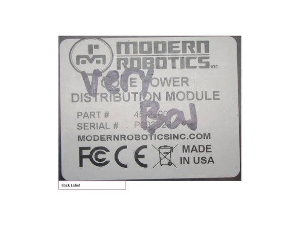Modern Robotics Inc. Core Power Distribution Module Deep Teardown: step 2, image 1 of 1