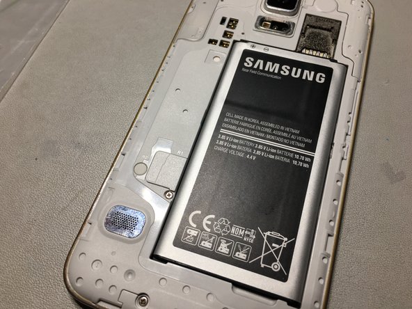 Samsung Galaxy S5 Fingerprint Reader Replacement, Battery: step 25, image 2 of 2