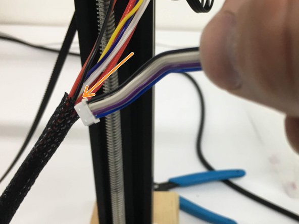 CR-10S Pro BL Touch Install, Top Section 1d./ 2a.: crwdns2935265:04crwdnd2935265:02crwdnd2935265:03crwdne2935265:0
