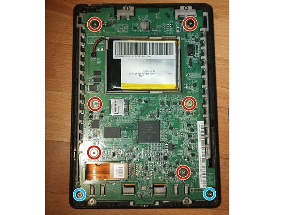 Kobo Touch (N905B) E-Reader Screen Replacement, Unscrew the Board: crwdns2935265:04crwdnd2935265:01crwdnd2935265:01crwdne2935265:0