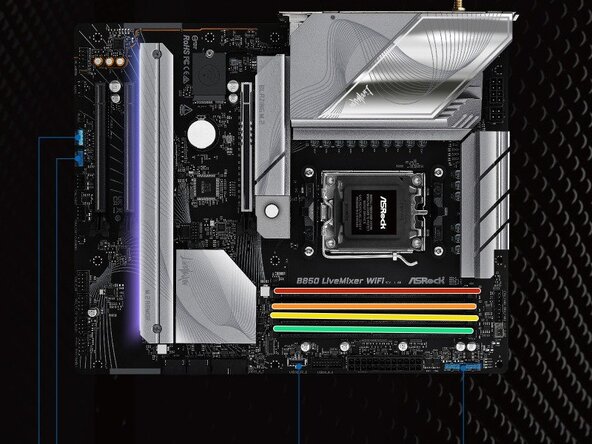 ASRock B850 Labels, RAM Channels: crwdns2935265:00crwdnd2935265:01crwdnd2935265:02crwdne2935265:0