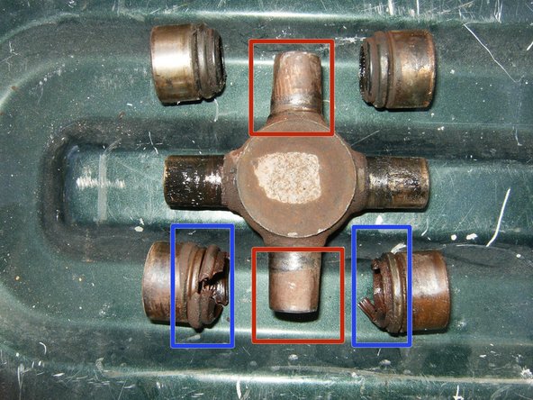 2003 Ford F150 Driveshaft U-joint rear Replacement: step 13, image 3 of 3