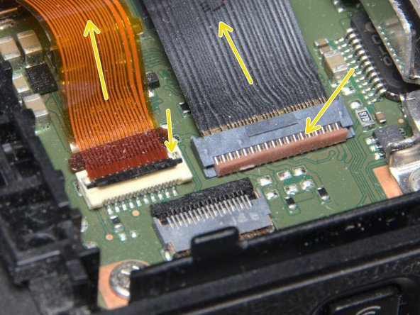 Canon EOS M5 Teardown, Back Case, Detach FPC: crwdns2935265:07crwdnd2935265:02crwdnd2935265:02crwdne2935265:0