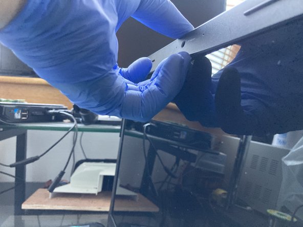 HP Pavilion G6  Screen Replacement, Remove the plastic frame: crwdns2935265:03crwdnd2935265:02crwdnd2935265:03crwdne2935265:0