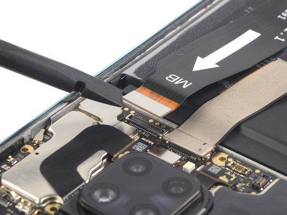 Redmi Note 9 Pro Battery Replacement, Disconnect the interconnect cable: crwdns2935265:014crwdnd2935265:02crwdnd2935265:02crwdne2935265:0