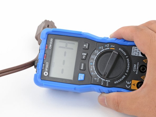 How to Make Advanced Measurements With a Multimeter, How to use the Non-Contact Voltage detector: crwdns2935265:016crwdnd2935265:03crwdnd2935265:03crwdne2935265:0
