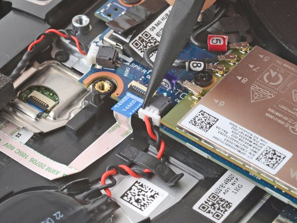 HP EliteBook 845 G9 RTC Battery Replacement, Disconnect the RTC battery: crwdns2935265:010crwdnd2935265:02crwdnd2935265:03crwdne2935265:0