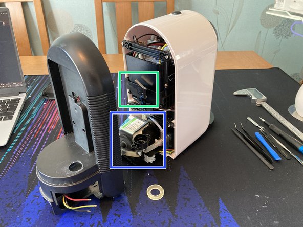 Lavazza A Modo Mio Minù PCB & Power Switch Removal, Rear Housing Removal: step 6, image 2 of 2