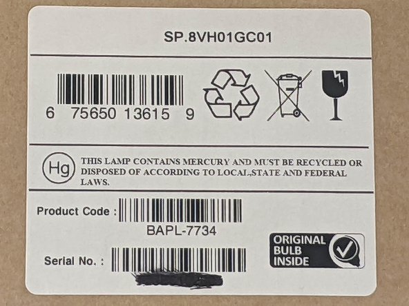 Acer H5380BD Lamp Replacement: crwdns2935265:08crwdnd2935265:02crwdnd2935265:02crwdne2935265:0