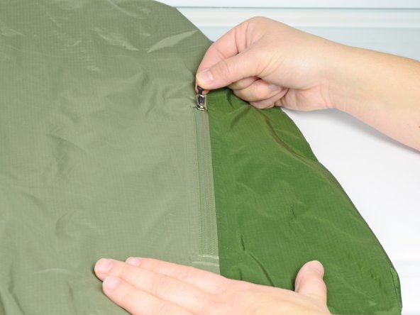 防水性ジャケットに耐久性撥水加工を施す方法, 防水性ジャケットに耐久性撥水加工を施す方法: 手順 4、 3の画像 2