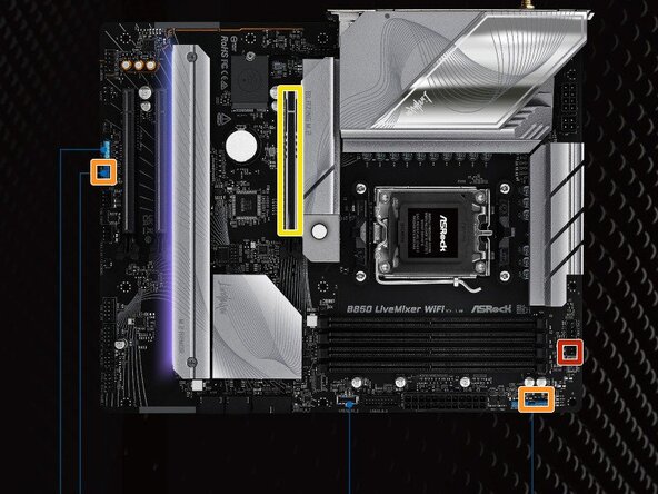 ASRock B850 Labels: crwdns2935265:00crwdnd2935265:01crwdnd2935265:02crwdne2935265:0