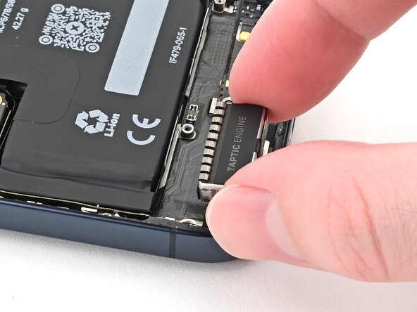 iPhone 15 Pro Battery Replacement, Install the Taptic Engine: step 43, image 1 of 3
