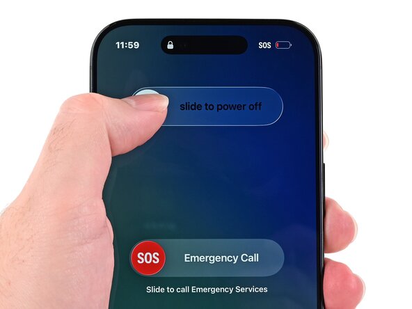 iPhone Air Back Glass Replacement, Prepare your phone for disassembly: crwdns2935265:01crwdnd2935265:02crwdnd2935265:02crwdne2935265:0