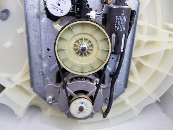 Whirlpool #WTW5000DW Drive Belt Replacement: step 9, image 3 of 3