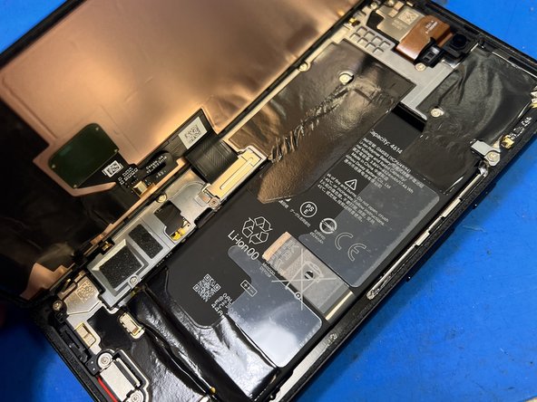 Google Pixel 6 Screen Replacement, Remove connector cover: step 4, image 1 of 3