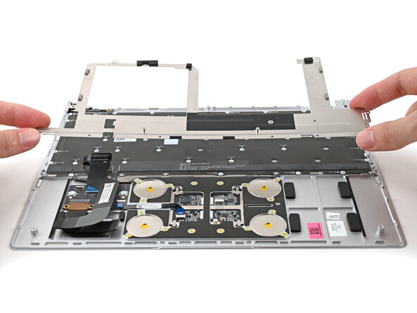 Framework Laptop 13 Pro Bottom Cover Upgrade Kit, Place the Keyboard Bracket: step 62, image 2 of 3