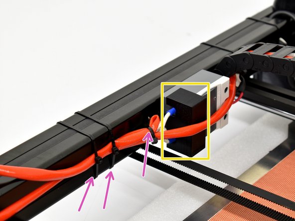 Raptor 2 / T REX 3 Cable Chain Update, Reassembly 1d.: crwdns2935265:012crwdnd2935265:03crwdnd2935265:03crwdne2935265:0